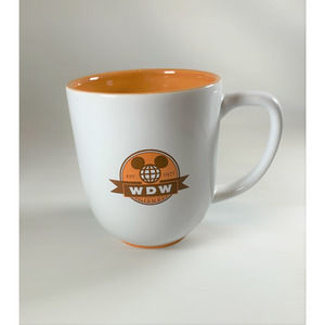 Disney Walt Disney World Original 1971 WDW Logo XL Coffee Mug EUC